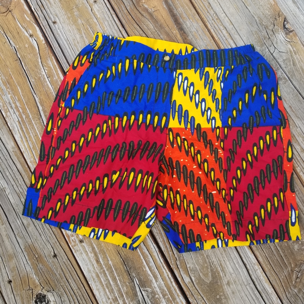 Colorful HANDMADE African Shorts